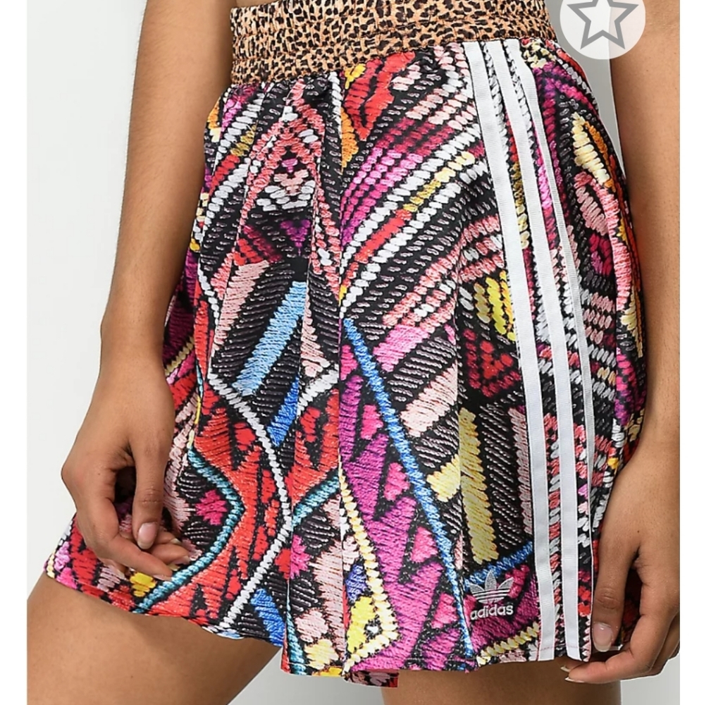 ADIDAS MULTICOLOR SKIRT M - Picture 3 of 8